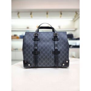 Buckle Black Detail Tote Bag